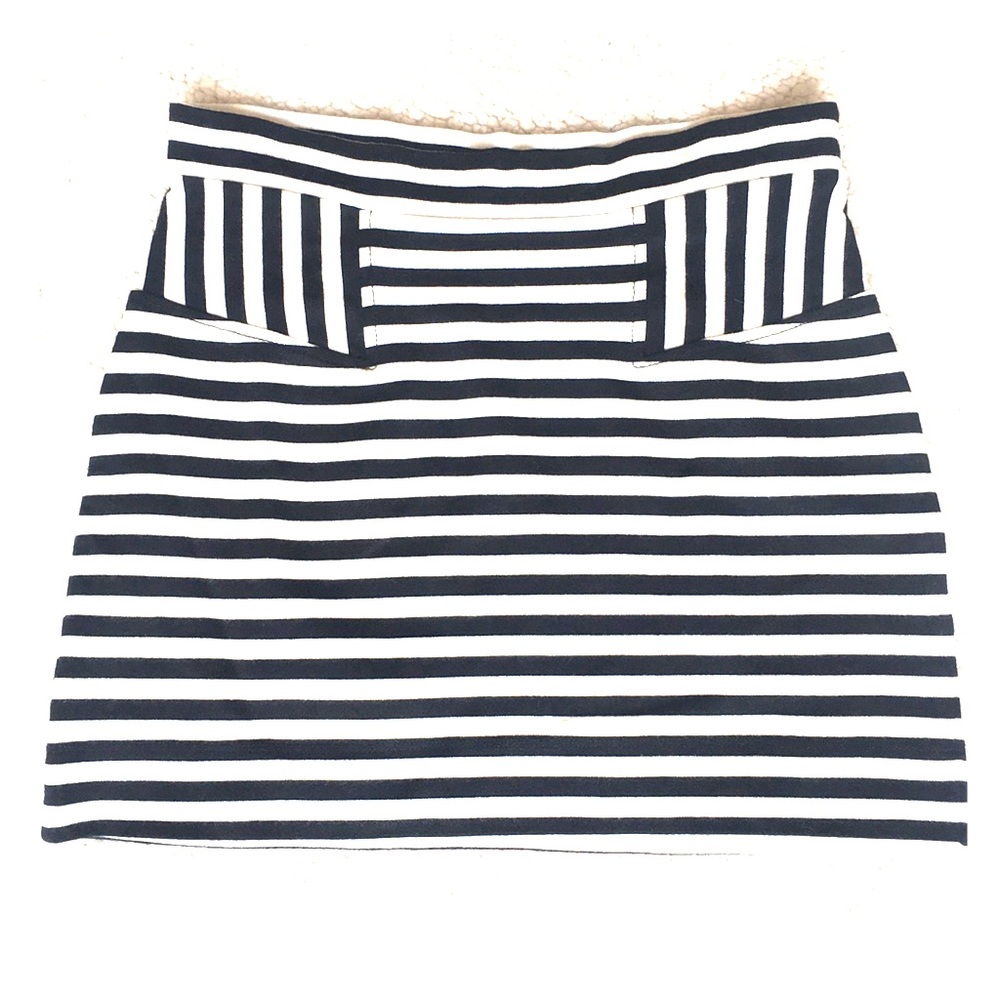 Striped French Connection mini skirt size 6